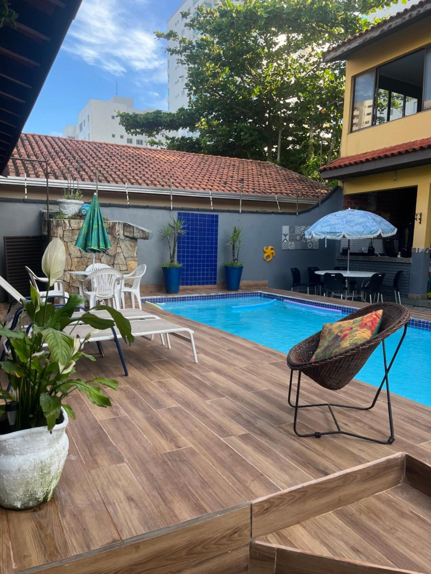 Lindo Sobrado Amarelo -Proximo A Praia Mongaguá Exterior foto